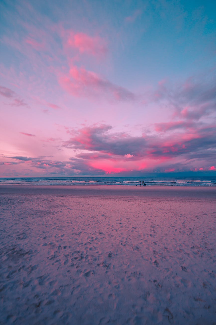 sea dawn landscape sky
