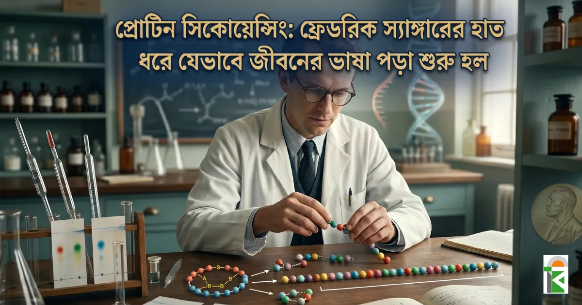 প্রোটিন সিকোয়েন্সিং: ফ্রেডরিক স্যাঙ্গারের হাত ধরে যেভাবে জীবনের ভাষা পড়া শুরু হল